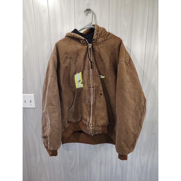 Carhartt J130 Jacket Brown Size 2xl Reg Mexico Chore Work Ranch Farm - Picture 1 of 8